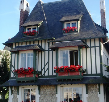 France, Normandy, Deauville Architecture