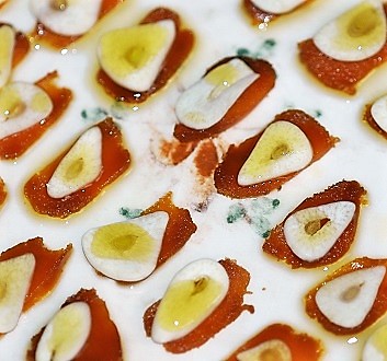 Bottarga with Garlic and Olive Oil