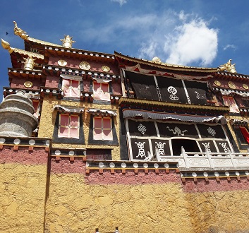 China, Shangri-la, Songzanlin Monastery, Assmbly Hall
