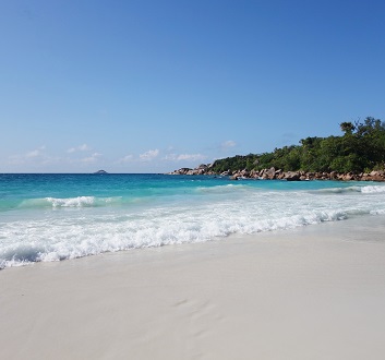 Seychelles, Praslin, Anse Lazio Beach
