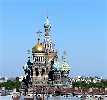 Russia, Saint Petersburg, Church of Resurrection of Jesus Christ