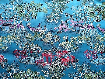 China, Turquoise Pillow Case
