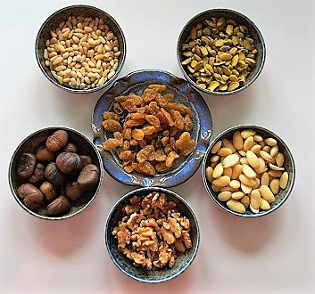 Nuts, Raisins