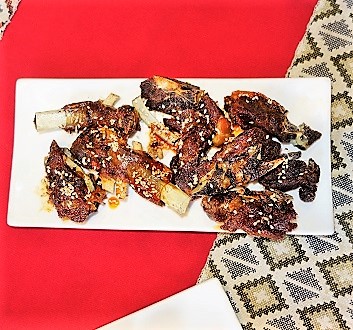 China, Tibet, Spicy Lamb Ribs with Sesame Seeds, Snowland Restaurant