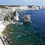 France, Corsica, Bonifacio, Limestone Cliffs