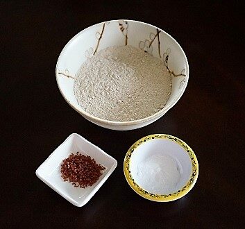 Flour, Hawaiian Red Alaea Sea Salt, Baking Soda