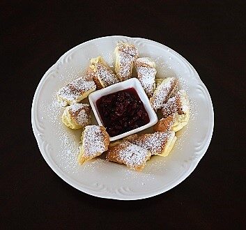 Germany, Bavaria, Kaiserschmarrn with Pomegranate Compote