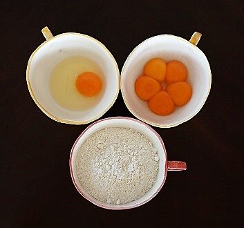 Flour, Egg, Egg Yolks
