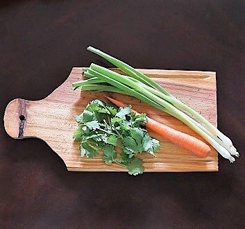 Green Onion, Carrot, Cilantro