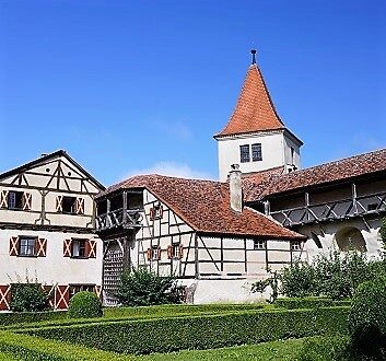 Germany, Bavaria, Harburg Castle