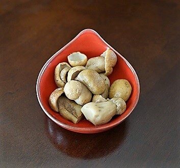 Boiled Boletus Mushrooms