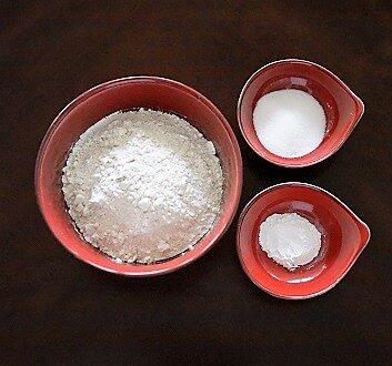Flour, Sugar, Baking Powder